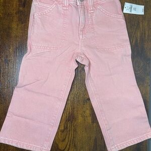 Gap Pink Carpenter Jeans size 2T NWT‎